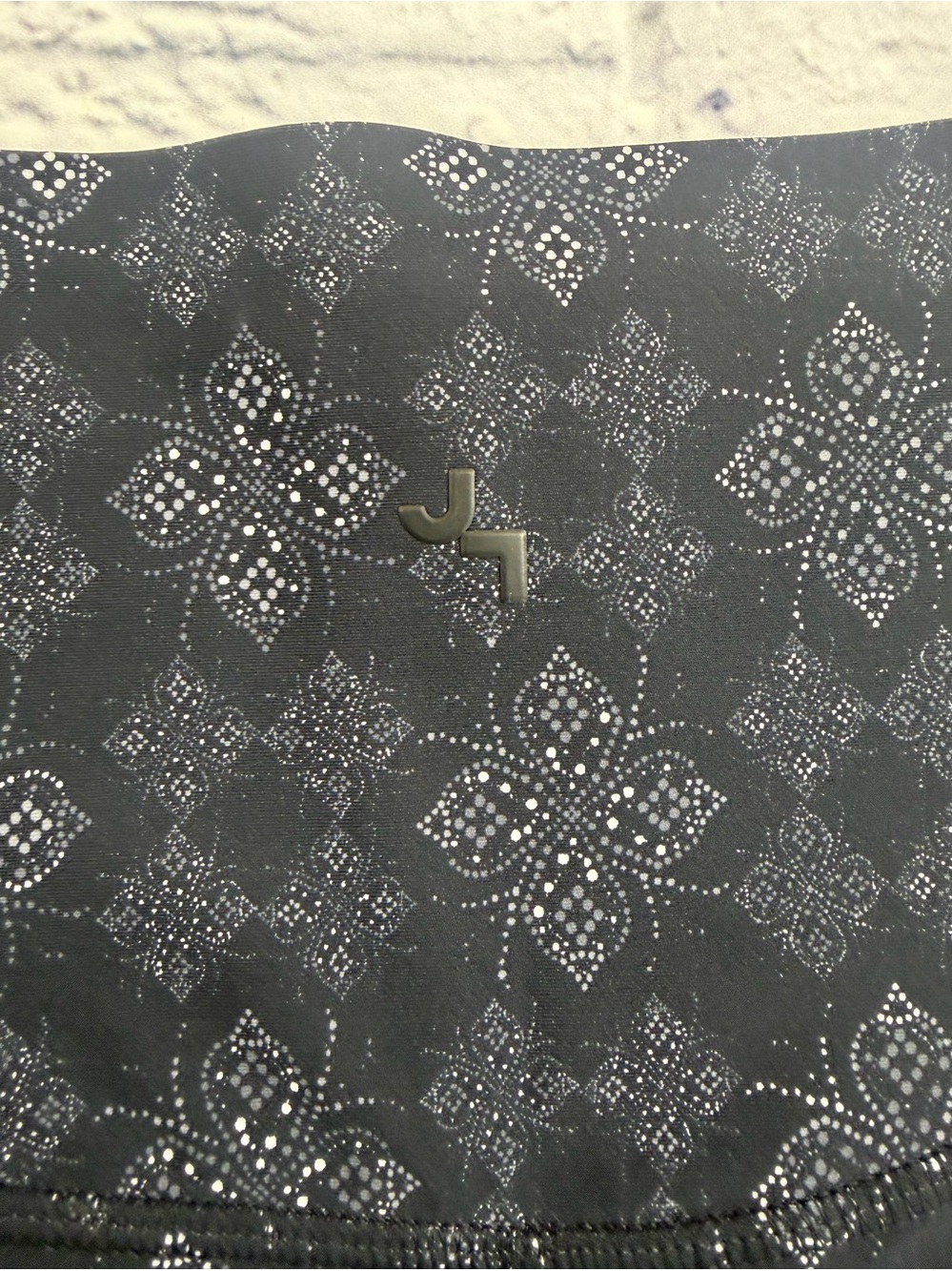 NWT Joy Lab Black Patterned High-Rise Bike Shorts. Workout. Activewear. Size S. - Picture 8 of 8